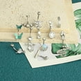 thumbnail image 6 of Designice 14G Belly Rings,Dangle Belly Button Ring,Piercing Jewelry,Silver,10 Pcs, 6 of 9