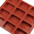 thumbnail image 5 of Chocolate Molds under $5! Xqxayjr 12-Cavity Silicone Mold, Rectangle Chocolate Mold, Baking Cake Mold, Candy Making Tray, Ice Maker Tray, Food Grade Mold, Kitchen Baking Supplies, 5 of 9