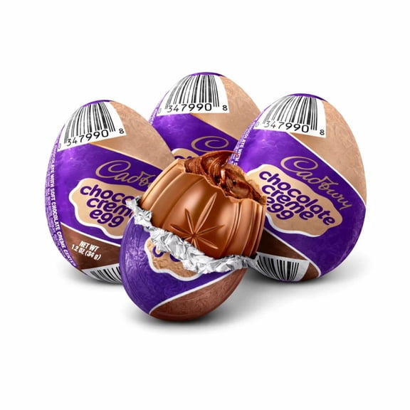 Cadbury Chocolate Creme Eggs Milk Chocolate Candy – 1.2 oz Each – Bulk Value Pack