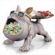 thumbnail image 1 of Estatua de Resina de Bulldog Francés, Bandeja para Dulces, , Cuenco, Estatuas para Escritorio de Oficina, Decoración del Hogar, Figuras Marrones., 1 of 8
