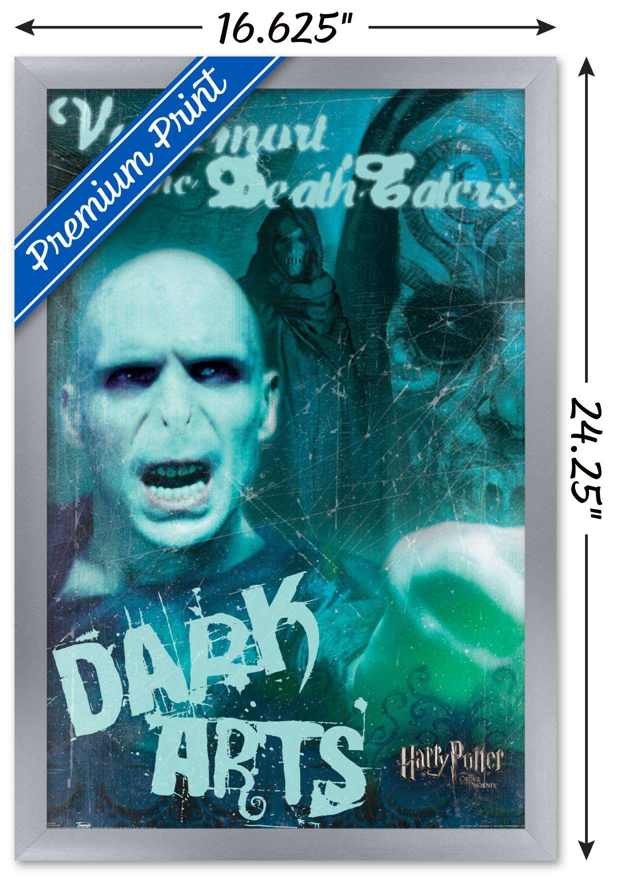 Harry Potter and the Order of the Phoenix - Dark Arts Wall Poster, 14.725" x 22.375", Framed