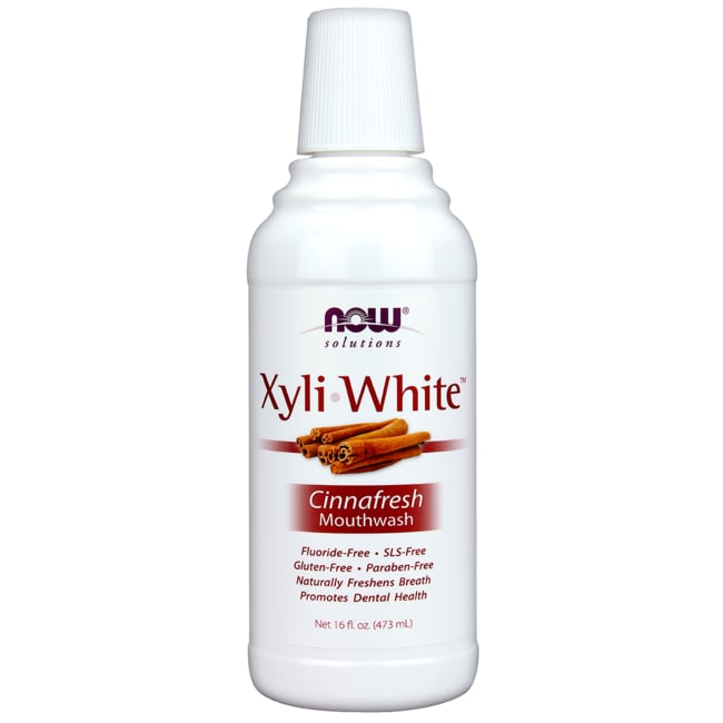 NOW Foods Xyli-White Mouthwash - Cinnafresh 16 fl oz Liq