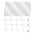 thumbnail image 2 of Gardening Plant Connector, Durable Flexible Plastic Gardening Plant Support Wear Resistant 441g  For Flower Racks For Potted Rose Plants For Gardening Home Use ANGGREK Plant Growing Stake, 2 of 8