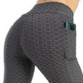 thumbnail image 1 of Pantalones de yoga de cintura alta para mujer: realzan los glúteos, leggings con bolsillos, tejido elástico, ideales para fitness/casual, tallas S-XXL, 1 of 4