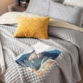 thumbnail image 4 of Adorable manta de gatito, suave y acogedora, de franela polar, de 60 x 90 pulgadas, decorativa, ligera, cálida y difusa, para sofá, cama, sofá o silla, 4 of 7