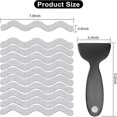 thumbnail image 2 of 12PCS Non-Slip Shower Stickers Safety Bathtub Strips Adhesive Stickers with Premium Scraper for Bathtub Shower Stairs, 2 of 4