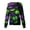 Green, variant on WTOBBY Halloween Themed Women's Dry Nurse Top Casual Long Sleeve Single Breasted Button Down Shirt - Ideal for Costume Parties and Professional Medical Workwear Attire,Black S