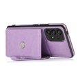 thumbnail image 5 of Dteck Crossbody Wallet Case for Samsung Galaxy A53 5G,Shockproof Leather Card Slots Pocket Case Hybrid Rubber Kickstand Cover with Shoulder Strap,Lightpurple, 5 of 6