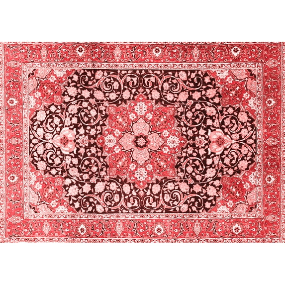 Ahgly Company Indoor Rectangle Persian Red Traditional Area Rugs, 8' x 10'