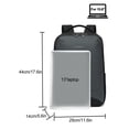 thumbnail image 3 of 15.6'' Water Repellent Nylon Material Backpack With Multi-Compartments, Multi-Pockets. The Front Pocket With Waterproof Zipper. The Interior Computer, 3 of 5