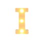 thumbnail image 2 of Letras Luminosas De Plástico Letras LED de plástico blanco con alfabeto de la N a la Z con bombillas de luz blanca cálida para decoración de fiestas en el hogar (1 pieza) Rkxzt, 2 of 9