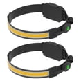 thumbnail image 3 of Faro Camping COB faro 5W IPX5 impermeable portátil reflector cabeza luz manos libres seguridad blanco caza linterna 2 uds Inevent OD002889-02B, 3 of 7