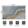 thumbnail image 5 of Gray Gold Marble Pattern Door Rugs,Washable Non Slip Door Mats Indoor,Decorative Door Mats,Entry Mat Indoor for Entrance,Bedroom,Kitchen,Bathroom,17"x30", 5 of 6