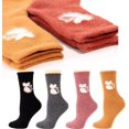 thumbnail image 2 of Women's Wool Socks - Cute Animal Design Thermal Warm Knit Socks, 2 of 5
