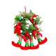 thumbnail image 5 of Corona de patas de de Navidad, corona artificial para puerta de entrada, telón de fondo exterior para boda, corona de invierno para pared de casa, 5 of 8