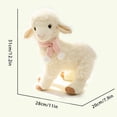 thumbnail image 2 of Plush Lamb Toys Stuffed Animal, Realistic Sheep Stuffed Animal Toy Characters Stuffed Filled in Limbs 12.2 Inch Soft Huggable for Kids with Stuffed Animals, 2 of 6