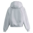 thumbnail image 3 of Mens Hoodie Sweatshirts Casual Loose Fit Hooded Sweatshirt Solid Color Pullover Tops, Size L, 3 of 8