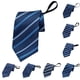 thumbnail image 1 of Penkiiy Corbatas de negocios para hombres pretied, corbatas ajustables para el cuello de cremallera de 3.15 "Corbatas de hombre para la fiesta de bodas Graduación de negocios, 1 of 4