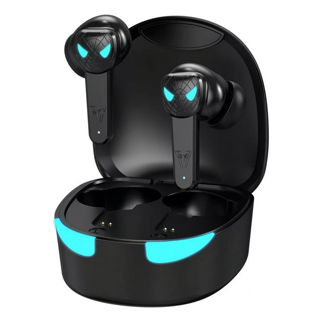 Audifonos Gamer Spiderman Bluetooth 5.1 Inalámbricos In-ear Color Azul