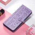 thumbnail image 3 of PU Leather Flip Wallet Case for Google Pixel 7, Cat Dog Cartoon Cute Style with ID Card Holder Phone Cover Case for Google Pixel 7 MG Purple, 3 of 14