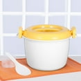thumbnail image 4 of Milisten Cuiseur à Riz Cuisine Micro-Ondes Contenant de Rangement pour Aliments Cuiseur à Riz Gruau Cuiseur à Oeufs 1 Ensemble, 4 of 8