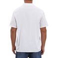 thumbnail image 3 of INSPIRE CHIC Men's Solid Short Sleeve Button Down Chest Pockets Linen Shirt L White, 3 of 6