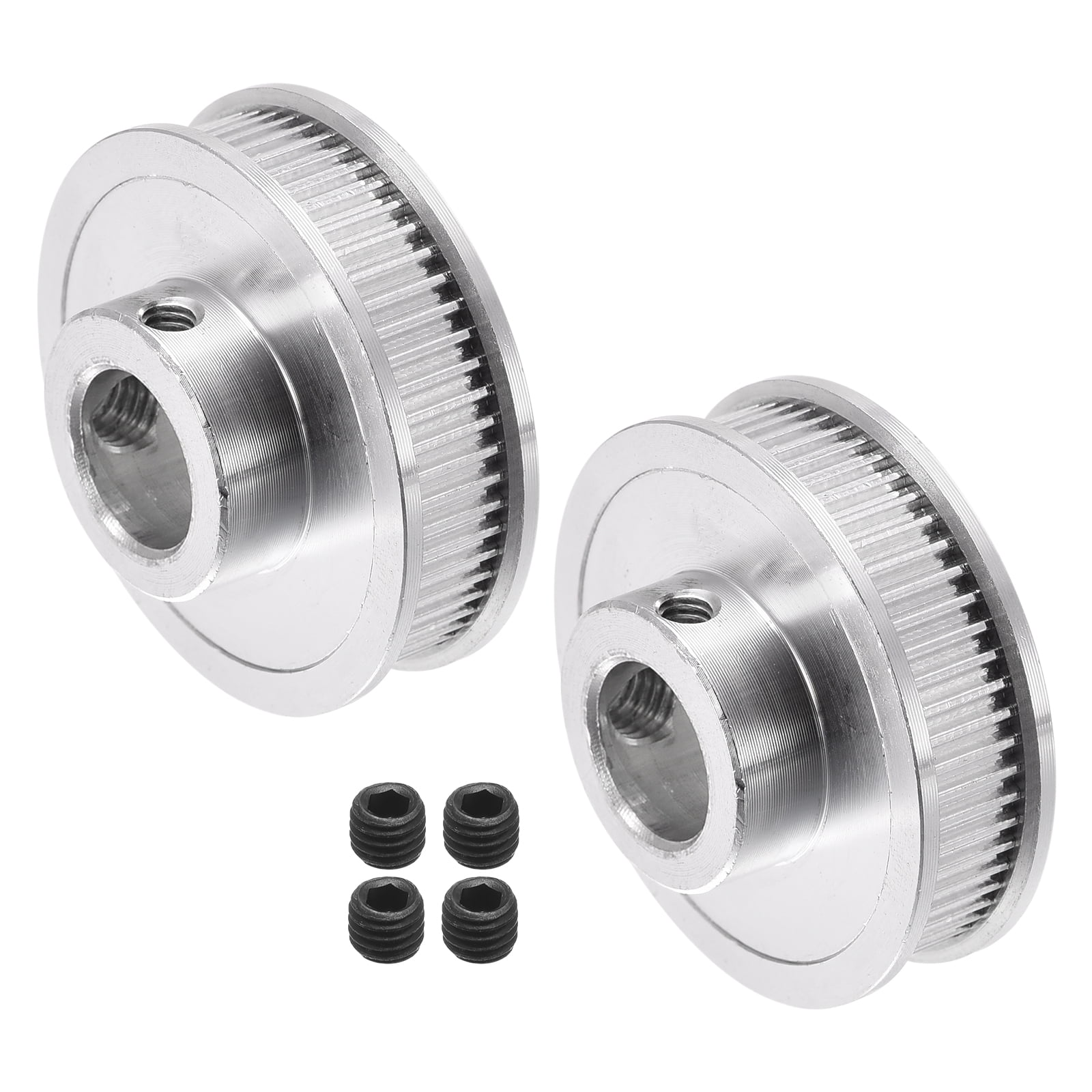 Timing Pulley Black/Silver Synchronous Wheel for Drive Belts Width 6/10mm 