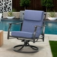 thumbnail image 3 of Aoodor 4-Piece Outdoor Chair Cushion 45 x 22 x 4 Inch Seat Cushion - Dark Blue, 3 of 8