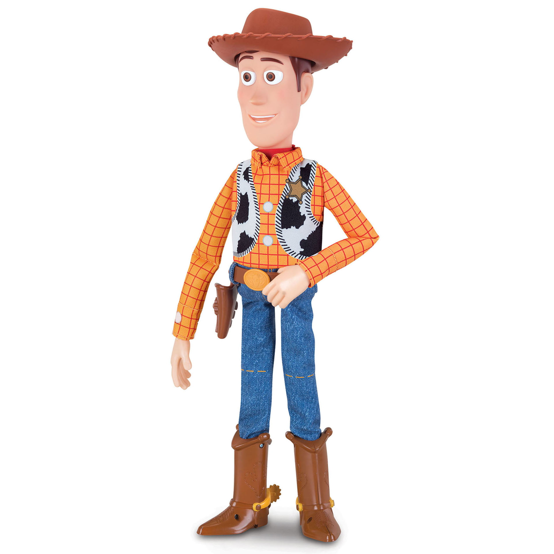 New Disney Pixar Toy Story 4 "Woody" Figure with Interactive Drop Down Action