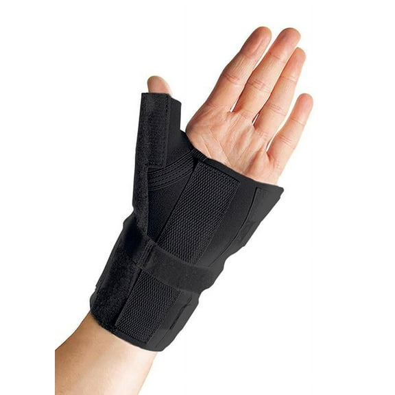 Thermoskin Thermal Wrist Brace with Thumb Splint, One Size, Left