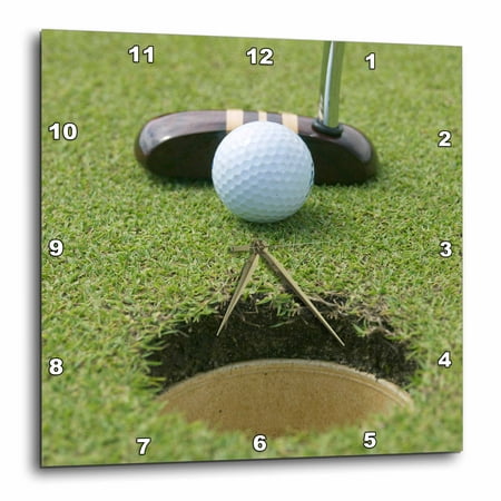 - 3dRose Dominican Republic, Bavaro, Punta Blanca Golf Club-CA14 JEN0160 - Jim Engelbrecht, Wall Clock, 10 by 10-inch