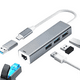 thumbnail image 2 of "Adaptador USB C a Ethernet RJ45 LAN Plug & Play para Macbook Pro Lab.G, Gris ", 2 of 5