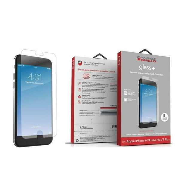 ZAGG InvisibleShield Glass Screen Protector iPhone 6to8 Clear Scratch