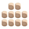 thumbnail image 3 of MYG for Blank Wooden Dice 10PCS Unfinished Wood Cubes Square for DIY Craft Printing Painting Carving Engraving Screen Printing Drawing Numbers Patterns Custom Designs Family Game Night, 3 of 10