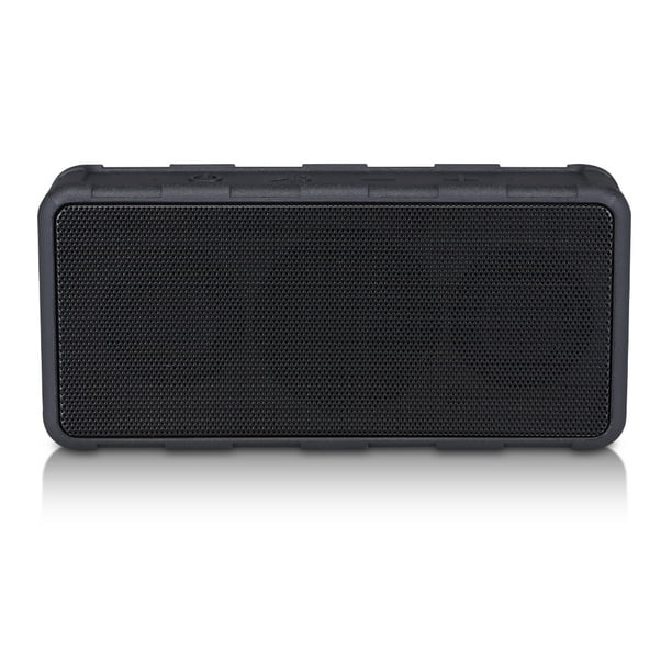 Blackweb Rugged Portable Bluetooth Speaker With Built In Speakerphone Ipx5 12 Hour Playtime Bwa18aa011 From Walmart In Austin Tx Burpy Com