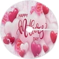 thumbnail image 1 of FMSHPON Mother's Day Beautiful Love Heart Roses Flower Xmas Christmas Tree Skirt Stand Mat for Holiday Party Decoration Indoor Outdoor 36 inches, 1 of 6