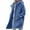 Blue, variant on Lixiuxyad Zip up Jackets Womens Winter Clothes Fuzzy Lapel Open Front Long Cardigan Coat Warm Winter Outwear Jackets Blue
