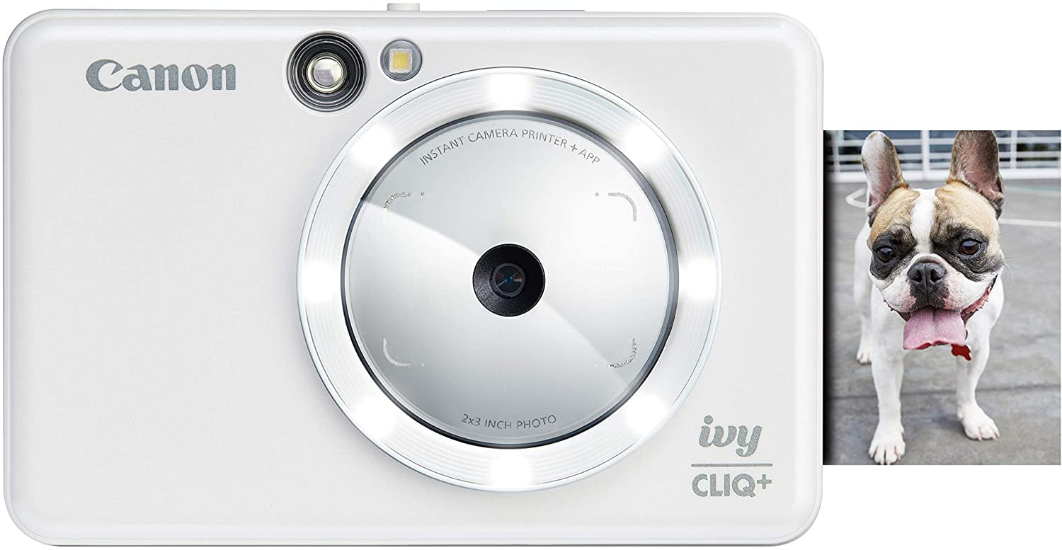 Canon IVYCLIQWHIT IVY CliQ+ Instant Camera Printer, Mobile Mini Photo