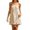 A-Beige656, variant on SONXAHE Women's Ruffled Tube Mini Dress Strapless Beach Casual Loose Short Shift Gown