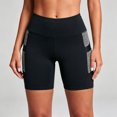 thumbnail image 6 of felwors Women's High Waist Biker Shorts with Side Pockets 4-Way Stretch for Yoga Running Gym Black for Size XXL, 6 of 6