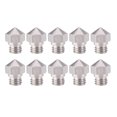 thumbnail image 1 of Oubit D Printer Extruder Brass Nozzle,10Pcs Brass Extruder Nozzle Extruder Nozzle D Printer Accessories High-Precision Functionality, 1 of 9
