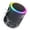Black, variant on Portable Led Party Bluetooth 5.0 Speaker,Mini Wireless Speaker with Lights Rich Stereo Bass Aux, IPX6 Waterproof Outdoor Speaker, 24H Playtime, Dual Pairing, Home, Travel, Hiking