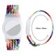 thumbnail image 2 of Funda protectora TPU Antirrayas con pulsera de Nailon Bsvklp para Apple Airtag arco Iris, 2 of 9
