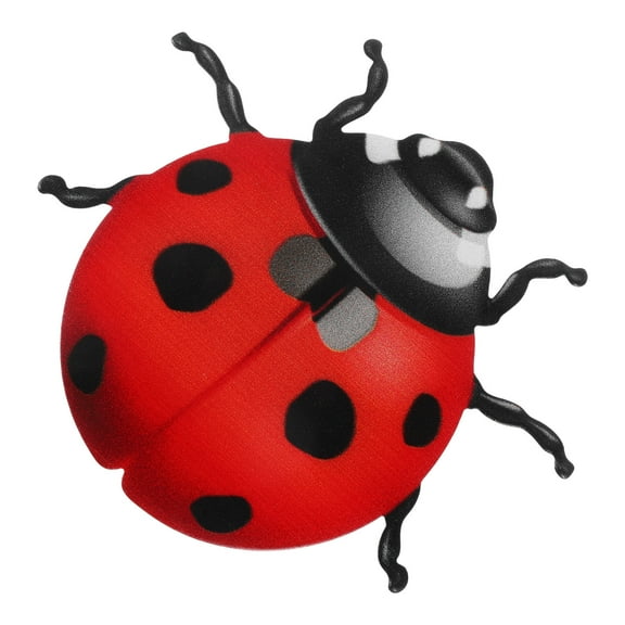 Iron Art Wall Decor Metal Ladybug Hangings Outdoor Outdoors Miss Red
