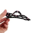 thumbnail image 5 of Unique Bargains 1 Pc Fashion Elegant Rhinestone Hair Clips for Home Pink, 5 of 5