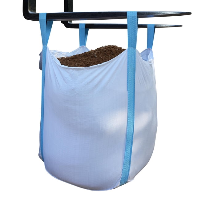 Bolsa a granel FIBC JINYUANDI de 1.5 toneladas, 3300 libras, SWL, 88 x 88 x 110 cm, paquete de 2