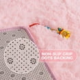 thumbnail image 4 of Fluffy Soft Bedroom Rug, Large Shag Rugs for Living Room Modern Shaggy Fuzzy High Pile Area Rug Home Decor 120x200cm Pink 120x200cm(Rectangular), 4 of 5