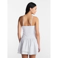 thumbnail image 3 of No Boundaries Lace Trim Tiered Mini Dress, Women's XXS-XXL, 3 of 5
