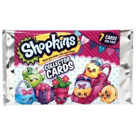 Season 4 Shopkins Collector 10 Sealed Trading Cards Packs