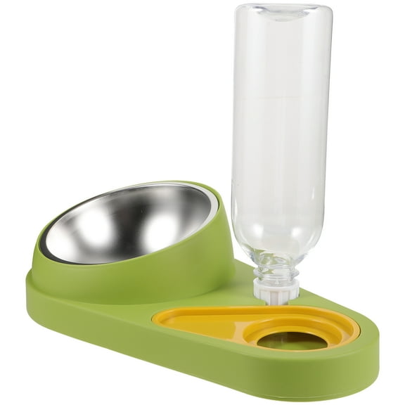 FRCOLOR Bowl Pet Feeder Food and Water Dispenser with Timer